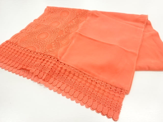 ビロードレース花模様ショール